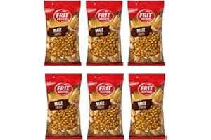 Frit Ravich Maiz Frito y Salado Geröstete und gesalzene Maiskörner vegan glutenfrei Spanien inkl. FeinWert E-Book (6 x 200 g)