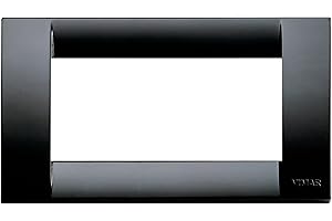 Vimar Serie Idea – Placca Classica 4 Modulo plastico nero