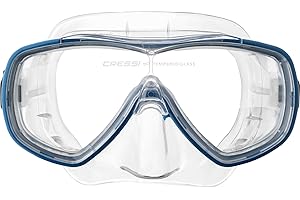 ‎CRESSI CRESSI Onda - Einzelmaske Onda oder Kombiset Maske Onda + Schnorchel Mexico zum Tauchen und Schnorcheln, Einheitsgröße, Unisex
