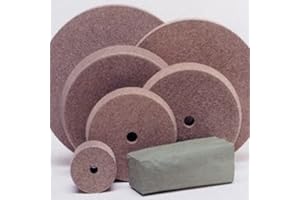 EUROSELL 150 x 20 x 14 mm schräg 15° Grad Filzscheibe Polierscheibe Messerschleifer Schleifmaschienen Lamellenschleifer