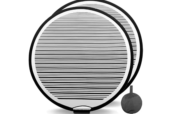 Lot de 2 réflecteurs à Bosses Avec Sacoche Panneau Réflecteur à Bosses Pour Carrosserie et Porte Voile à Bosses Contrôler Les Bosses et Inspecter la Peinture Outil de Réparation Bosses (2 Pcs-70cm)