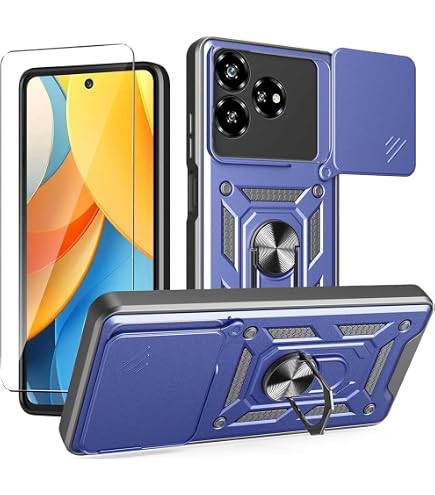Cracksin Vetro Protettivo 9H Per ZTE Blade V60 Vita | 2 Pezzi Pellicola Trasparente, Compatibile Con Impronta Digitale