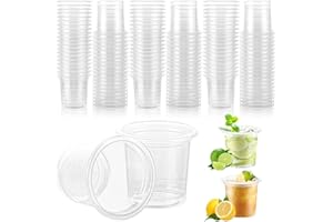 WOPPLXY 1000 Pièces Shooter Plastique de Transparent, 20ml/2cl Verrine Plastique Aperitif, Verres à Shot en PP pour les Fêtes, les Mariages, les Réunions, les Fêtes de Noël et la Boutique