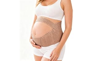 Kaelaxroy 3-i-1 graviditetsbä för mag- och ländryggsstöd, graviditetsbä gravid kvinna, lindrar smärta i ryggen och bäckenet, justerbar och andningsbar, L (80 cm-117 cm)