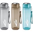 MILTON Hector 1000 Pet Water Bottles, Set of 3, 1 Litre Each, Assorted, Reusable Plastic Fridge Bottle, BPA Free and Leak Proof Bottles for Travel, Work