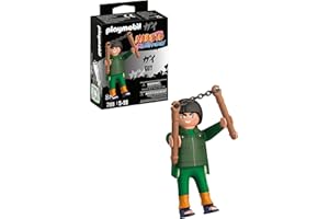 Playmobil 71111 Gaï Maito - Naruto - Héros Issu de la série d'anime - pour reconstituer des scènes légendaires ou Inventer de Nouvelles Histoires - Dès 5 Ans