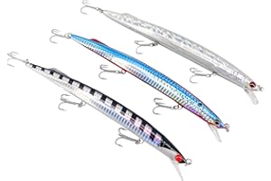 AKAMI Wild Kit da 3 Artificiali Minnow Long Jerk