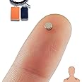PingaOculto Spy Earpiece GSM Wireless Earphones Invisible Hidden Mini Headset Exam SIM Card Microphone Adhesive Strips - Secret Earphone Micro Listening Device in Ear Cheating (Spy Earpiece Nano V6)