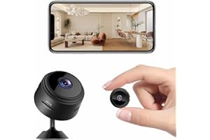 WENSEN Mini Kamera 1080P Kleine Überwachungskamera WLAN Innen Überwachungs Kamera mit Live Übertragung Handy App und Bewegungsmelder für Kompakt WiFi-betrieben Langer Akkulaufzeit für Heim Videoüberwachung