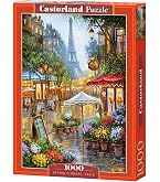 1000 Teile Puzzle „Charmantes Paris“ Für Erwachsene – Aus Recyceltem Papier, 70x50 Cm Fertige Größe | Mit Referenzposter, Geschenkbox