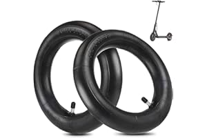 Forhandy Wąż 8 1/2 x 2 E do skutera, 2 sztuki, pogrubiony wąż do Xiaomi 1S/M365/Pro2/Pro/Soflow SO3/Essential e Scooter, opony zapasowe, 8,5 cala, srebrny zawór 90°