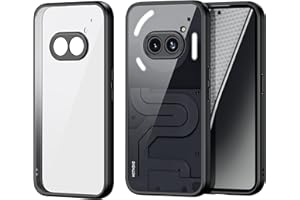 FDHYFGDY Funda para Nothing Phone 2a / 2a Plus Funda, protección de cámara, Resistente a los Golpes, Resistente a los arañazos, Carcasa Trasera de PC Transparente