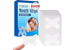 AUBEIFOU 120 Pcs Mouth Tape for Sleeping,Anti Snoring Mouth Strips,Snore Strips, Anti Snoring Devices,Reduce Mouth Breathing,Snoring and Improved Nighttime Sleeping