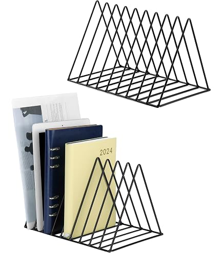 Support Rangement Disques Vinyles En Métal Noir - Porte Revues Magazines Livres Multifonction
