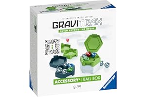 Ravensburger GraviTrax Accessory Ball Box - Ideales Zubehör für spektakuläre Kugelbahnen, Konstruktionsspielzeug für Kinder ab 8 Jahren