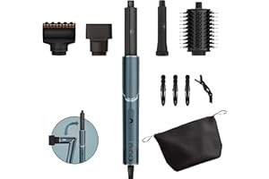 Shark HD405TLEU Suszarka do Włosów, Zielony, 5 w 1