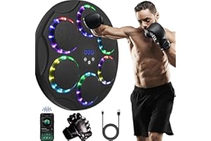 Yopyuenn Musik Boxmaschine, Farbenfroher, an der Wand montierter, intelligenter, Box Musik Trainingsmaschine für Zuhause und das Fitnessstudio Erwachsene und Kinder