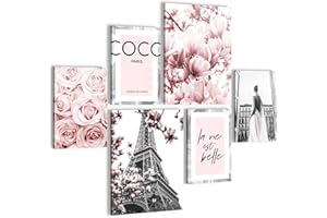 NOVART Terminado para colgar - Imágenes de la pared Conjunto de moda - Salón de la habitación Salón de la habitación - N002463a