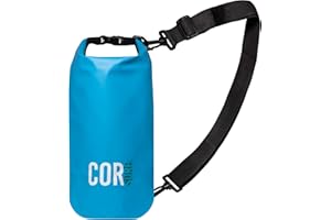 COR Surf Borsa impermeabile galleggiante Roll Top Sack mantiene l'attrezzatura asciutta per kayak, rafting, canottaggio, nuoto, campeggio, escursionismo, spiaggia, pesca