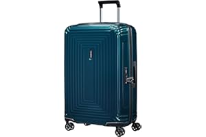 Samsonite Neopulse - Spinner M, Valigia, 69 cm, 74L, Blu (Metallic Blue)