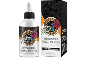 PACUM 150ml Tattoo Stencil Transfer Gel Transferencia de Tatuaje Stencil Gel Crema de Transferencia Gel Transferencia De Plantilla Tatuajede tatuajes Crema de Transferencia de Tatuaje，for Most Skin types