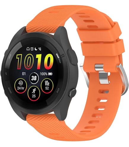 Compatibile Per Garmin Approach S50 Smartwatch Band Cinturino Sport Regolabile In Silicone Da 20 Mm
