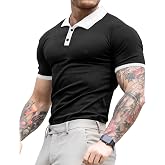 Lehmanlin Men's Slim Fit Athletic T-Shirt Polyester Casual Wear Soft Breathable Underwear
