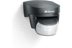 Steinel Détecteur de mouvement IS 140-2 noir, capteur infrarouge, zone de détection de 140°, portée 14 m, intérieur/ extérieur