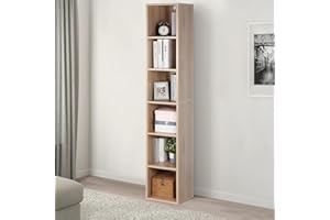 PACHIRA E-COMMERCE PACHIRA 6 Tier Cube Wooden Bookshelf, Adjustable Bookcase Small Wooden Book Case Unit Cube Storage Unit For Office Living Room Bedroom Freestanding Bookshelf Storage For Books CDs