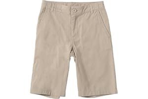 Bienzoe Niño Uniformes Escolares Algodón Bermudas Pantalones Cortos