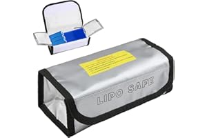 CLYDEWY Lipo Battery Safe Bag Fireproof High Temperature Resistance Charging Safety Protection Bag Explosion-proof Large Capacity for Ebike Lithium Battery Charging and Storage