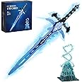 BlockMasters Frostmourne Sword Building Block with Frozen Display Stand, 28 Inch Lich King Sword Toy, Collection Gift for Action Gamers, 8+ Kids and Adult (862PCS)