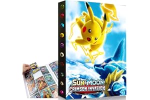 ESHAWO Album de cartes grand en PP avec classeur - 432 pochettes pour Collect Cards, trading cards, Sports cards, playing cards - 24 pages (9 poches par page) - Idéal pour protéger, organiser - VB16