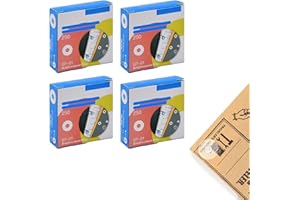 SOGHO 1000 Pièces Oeillets Classeur Oeillets éTiquettes Classeur Anneaux de Renforcement Auto-Adhésifs Blancs Transparents, Pour Bureau, éCole, Maison Autocollants de Renfort de Perforation