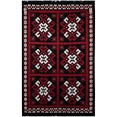 Bigghome Kilim, Makinede Yıkanabilir, Modern Desenli, 120 * 180 cm, SA25MK