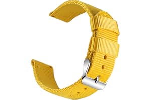 OLLREAR nylonowa bransoletka do zegarka wojskowego armii - 13 kolorów i 4 rozmiary - 18 mm, 20 mm, 22 mm, 24 mm