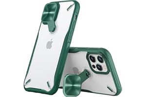 Nillkin Cyclops Case iPhone 12 Pro Max Case, [Built-in Lens Protector] Drop Protection Case for iPhone 12 Pro Max Camera Protector iPhone 12 Pro Max Shock Absorption Protective Phone Case 6.7" (Green)