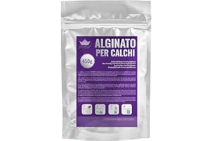 BWAY Alginato per Calchi - Ideale per Realizzare Impronte e Calco delle Mani ad Altissima Precisione - Moulding Alginate Slow Setting - Confezione da 450g di Polvere Alginato