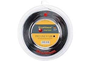 Kirschbaum PRO Line II-Bobina di Corde da 1,3 mm, Colore: Nero Unisex Adulto