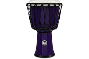 LP Latin Percussion Djembe World 7" Rope Tuned Circle Lila LP1607PL