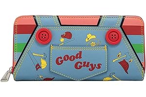 Loungefly 196568 Childs Play Chucky Cosplay Zip Wallet
