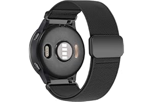 SOLOLUP 22mm Elastic Magnetic Straps for Samsung Galaxy Watch 3 45mm/Gear S3 Band Men Women,Stretchy Nylon Sport Strap for Garmin Venu 3 2/Forerunner 255 265/Vivoactive 4,for Huawei Watch GT 5 4 3 2 Pro 46mm