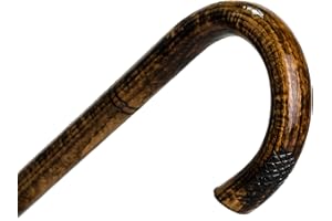 MASTER OF CHESS Superbe Canne / Canne / escroc en Bois tanné Bend fabriqué à la Main!