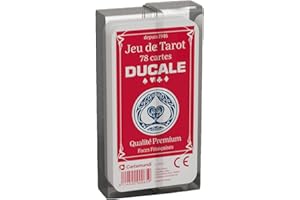 LA DUCALE Ducale Origine - Jeu de 78 Cartes à Jouer - Jeu de Tarot - Boîte Plastique