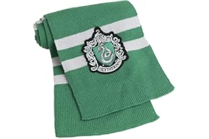 Funidelia | Szalik Slytherin Harry Potter Męskie i dla kobiet Hogwarts, Czarodzieje, Filmy i seriale - Akcesoria dla dorosłych, akcesoria dla kostiumu - Zielony