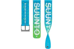 SUUNTO 22 ATH6 Cinturini in Silicone S+M, Compatibile con Orologi con Cinturini da 22 mm: SUUNTO Ocean, Vertical, Race, Race S, 9 Peak PRO, 9 Peak e 5 Peak, Realizzato per Sport (Outdoor)