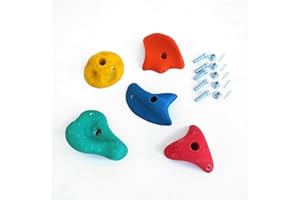 Gartenpirat 5 St. Klettersteine groß bunt mit Drehsicherung 5er-Set