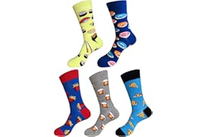EmaoFun Calcetines Hombres Divertidos, Fantasía Calcetines Hombre Originales Dibujos de algodón,40-46