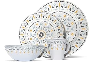 OLPRO Outdoor Leisure Products Whitbourne 16 piezas melamina cena camping Picnicware Set