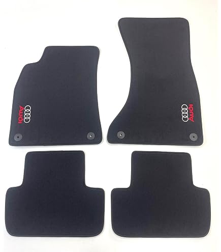 Tappetini per auto anteriori: Audi A4 B8 berlina, station wagon, avant, allroad (2007-2015